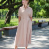 Платье из льна 530-430 кубинский песок 5 s Платье из льна 530-430 кубинский песок 5 s